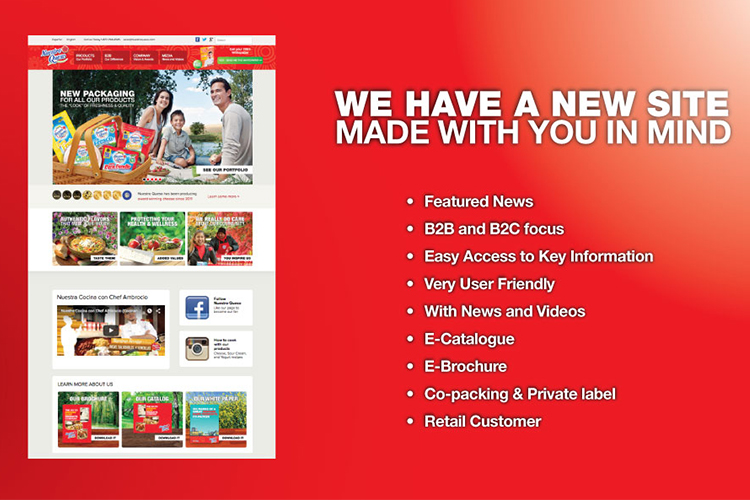 Nuestro Queso launches new website